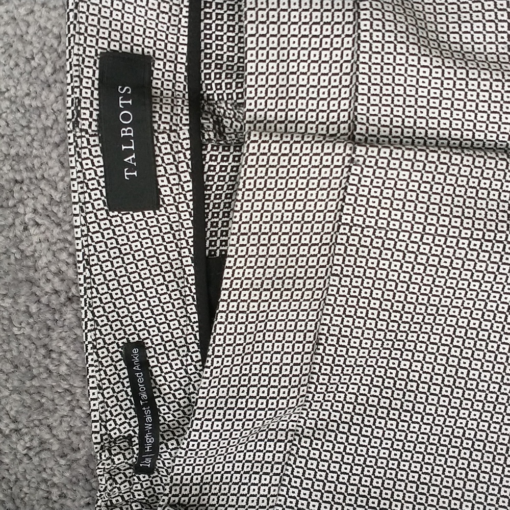 Talbot's High-Waist Tailored Ankle Slacks, size 18W - Picture 2 of 7